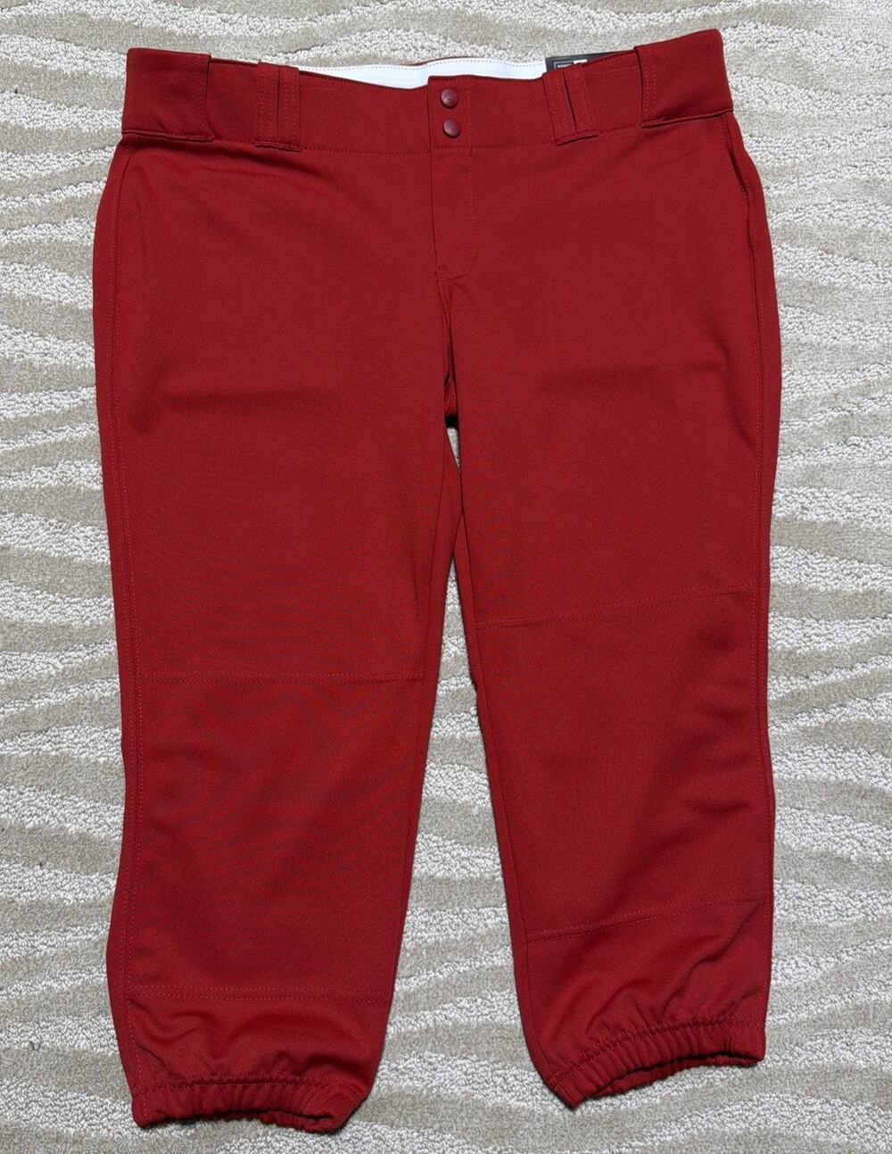 Champro BP11 Women’s Softball Pants 2XL Red Elastic Bottom Fastpitch NWT